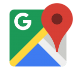 Logo Google Maps - coordonnées GPS circuit Motocross Castelnau-de-Lévis